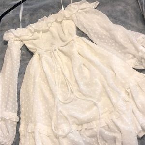 Off-shoulder flowy sundress